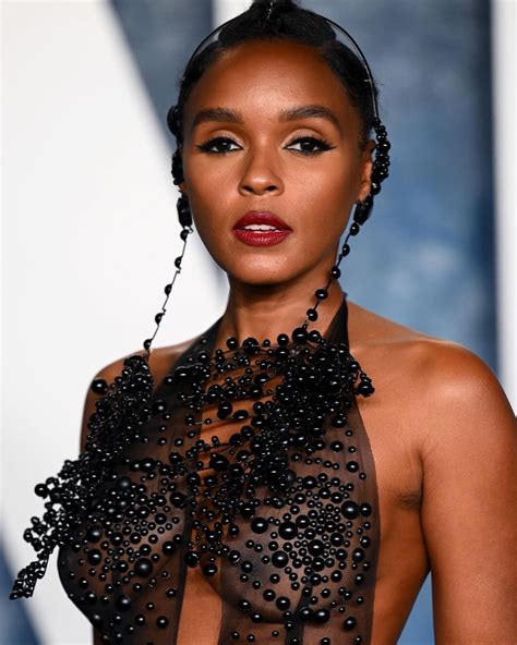 Janelle Monae Oscars Party Big Boobs See Through Top Hot Celebs Home