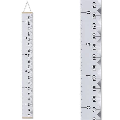 Simple Style Wall Height Chart Kids Height Ruler Wooden Hanging Growth ...