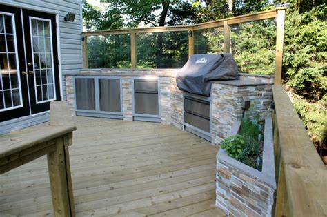 Custom Angled Outdoor Kitchen Archadeck Outdoor Living