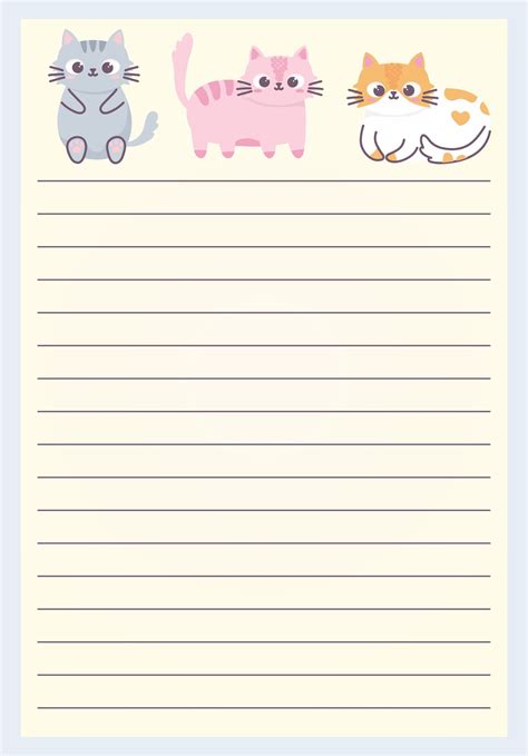 Cute Printable Lined Paper