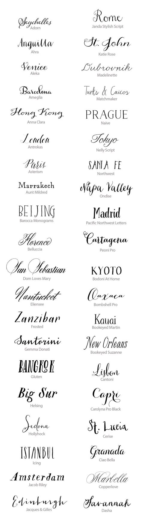 Best Calligraphy Fonts For Weddings 50 Hand Lettered Fonts Best