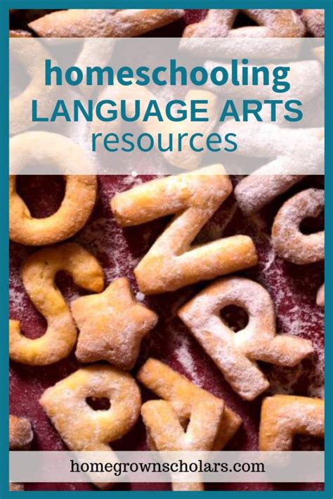 Language Arts Resources For Homeschooling Language Arts Resources