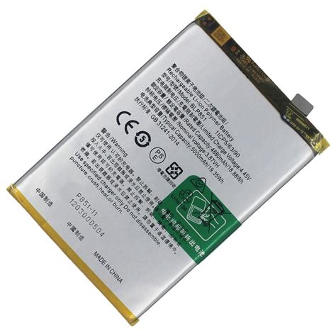 Blp851 5000mah Li Polymer Battery Replacement For Oppo A74 5g A54 5g