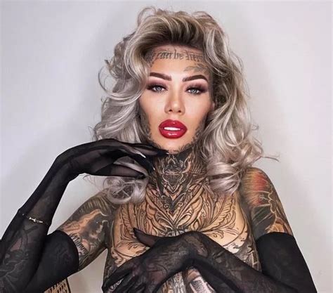 UKs Most Tattooed Woman Becky Holt Flaunts 35 000 Tattoo Collection