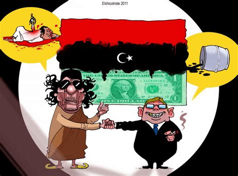 Libyan Flag Cartoon Movement