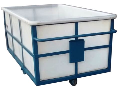 Plastic And Mild Steel White Textile Processing Trolleys For
