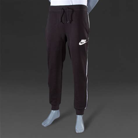 Nike Aw77 Cuff Pants Logo Tape Mens Select Clothing Black White