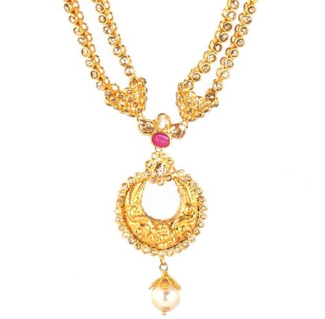 Marriage Gold Necklace Designs In 30 Grams