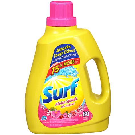 Surf Aloha Splash Ola Tropical Laundry Detergent 100 Fl Oz Bottle