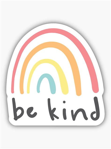 Be Kind Sticker For Sale By Marissasunde Redbubble
