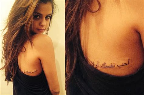 At present, she is the most taken after superstar on the instagram. 8 Celebrities with Arabic Tattoos | About Her