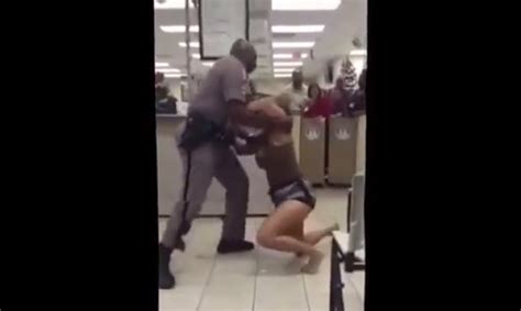 Woman Tries To Fight Cop After Resisting Arrest At The Dmv In Florida