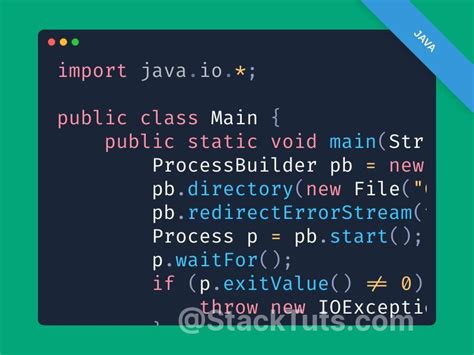How To Fix Possible Causes Of Java Io Ioexception Createprocess Error Stacktuts