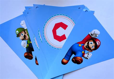 Bandeirolas Super Mario Bros Elo7 Produtos Especiais