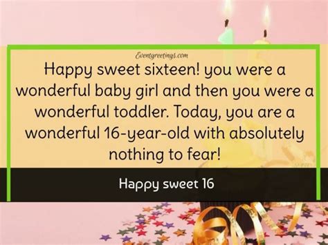 30 Happy Sweet 16 Quotes And Wishes