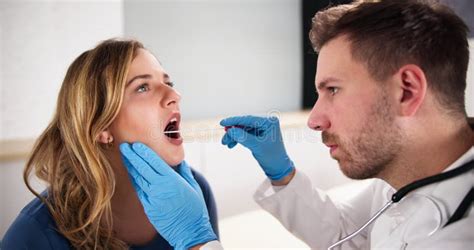 Mouth Swab Dna Test For Disease Stock Image Image Of Biometric