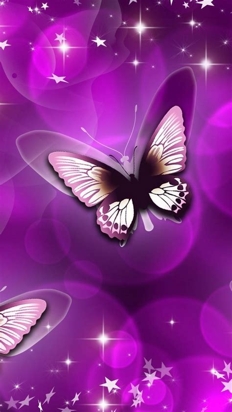 Aesthetic Purple Butterfly Wallpapers Wallpaper Cave C