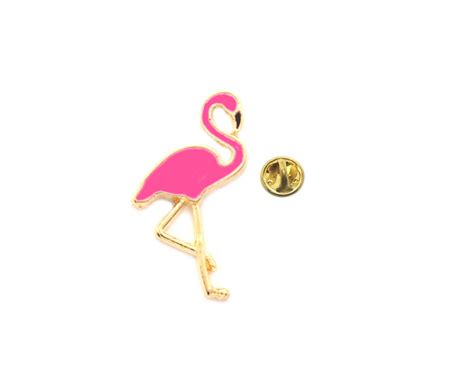 Pink Flamingo Lapel Pins Finox