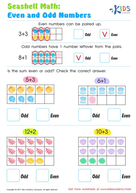 Even And Odd Numbers Worksheet For Class 2