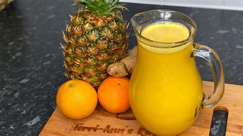 Pineapple Ginger And Orange Juice Cleanse All The Toxins From Your
