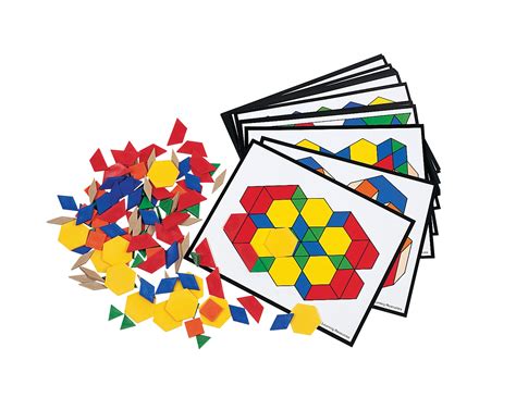 Pattern Blocks Manipulatives Math Concepts With Geometric Shapes