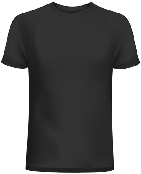 Black Shirt Template Png