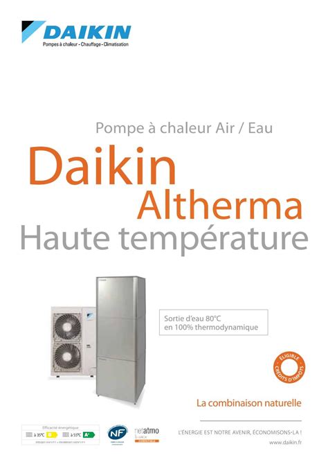 Daikin Altherma haute température by groux Issuu