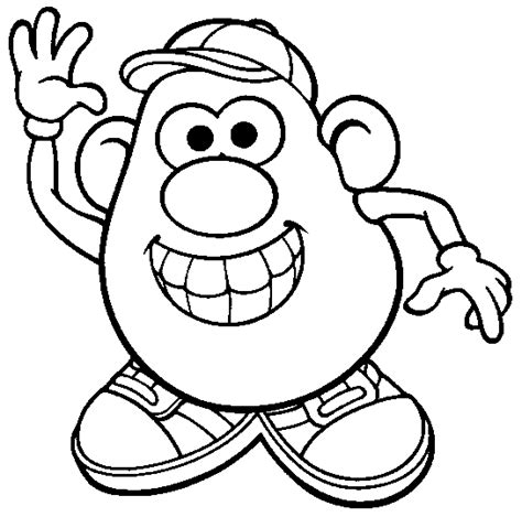 Mr potato head police officer coloring page. Mr Potato Head Coloring Pages | Toy story coloring pages ...