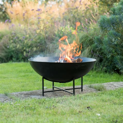 Iron Fire Pit Bowl With Cross Base Rhs Cast Iron Fire Pit Metal Fire