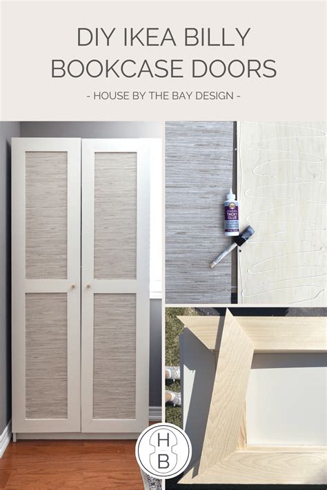 Diy Bookcase Doors House By The Bay Design