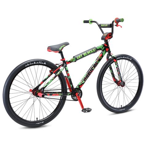Se Dblocks Big Ripper 29 Inch Bmx Freestyle Bike Greenred Camo — Jandr
