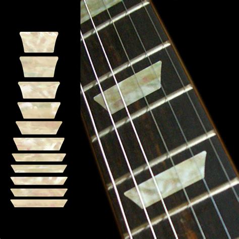 Dish Trapezoid Les Paul Fret Markers Inlay Sticker Guitar Hmcustom