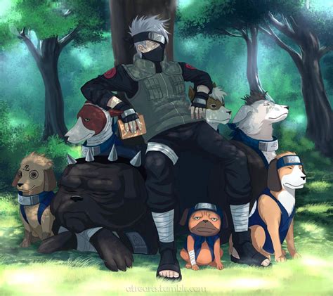 Naruto Master Of The Puppies By Atrejane On