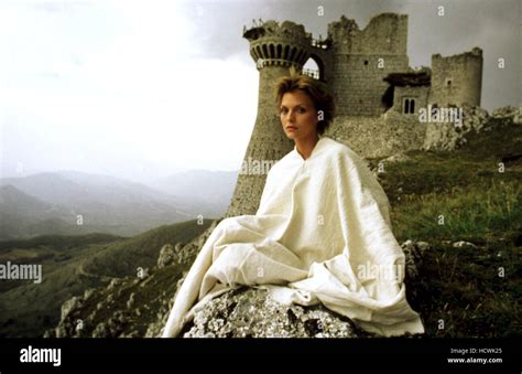 Ladyhawke Michelle Pfeiffer 1985 Castle Stock Photo Alamy