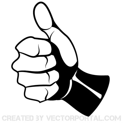 Thumbs Up Vector Download Free Vector Art Free Vectors