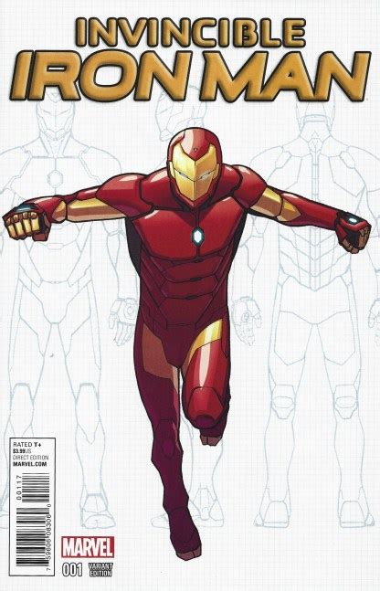 Invincible Iron Man 1 David Marquez Variant Brian Michael Bendis