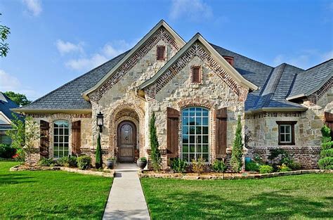 Curb Appeal Love The Rock Brick Shutters Round Door I Would Like To