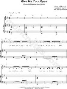 Brandon Heath Give Me Your Eyes Sheet Music In B Minor Transposable