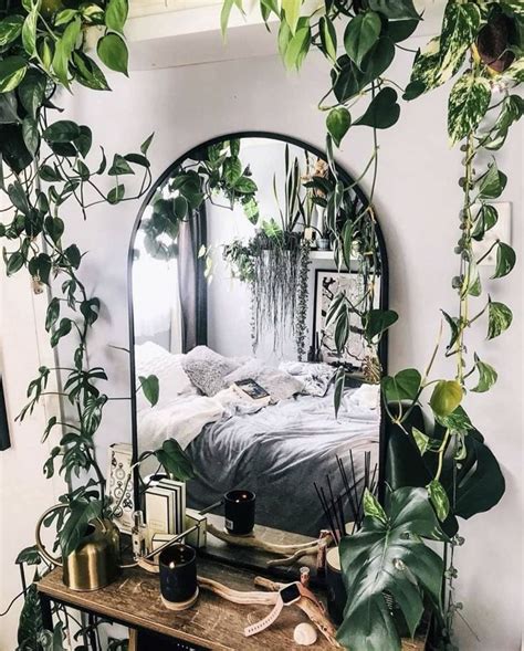 Aesthetic Plant Themed Bedroom