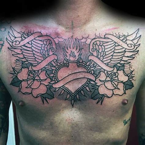 100 Sacred Heart Tattoo Designs For Men Religious Ink Ideas