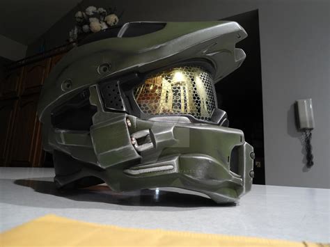 Halo 4 Master Chief Helmet By Nosaintequip On Deviantart