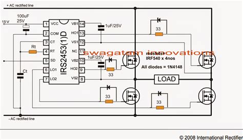 Simplest Full Bridge Inverter Circuit Circuit Diagram Centre