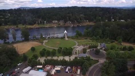 Aerial Video Of Foothills Park In Lake Oswego Oregon Youtube