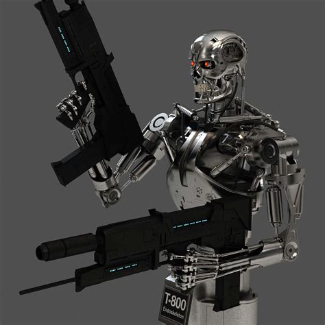 Terminator T 800 Endoskeleton Papercraft Model Bbessay