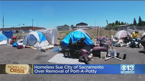 Homeless Sue Sacramento After Porta Potty Removed Youtube