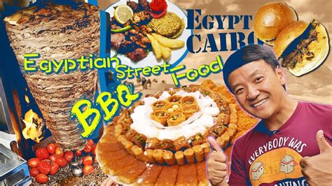 Egyptian Bbq Trying Egyptian Street Food In Cairo Egypt Youtube