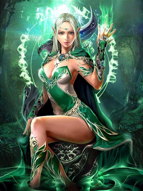 Elfa Hechicera Chain Of Souls Fantasy Women Fantasy Artwork Fantasy