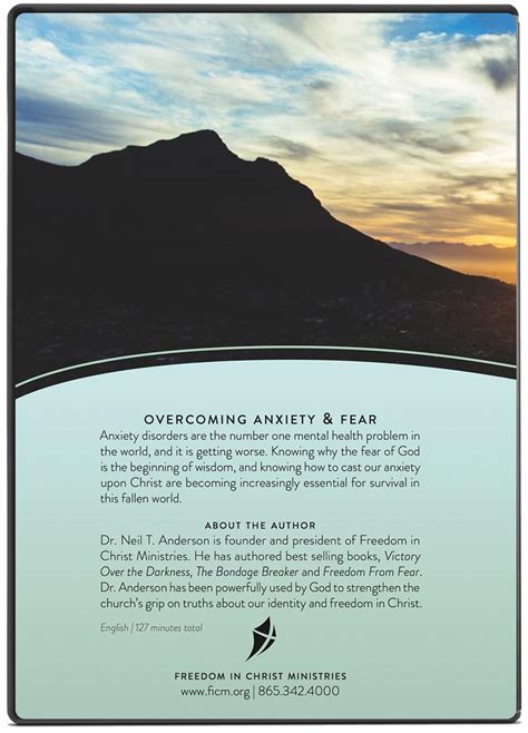 Overcoming Anxiety And Fear Cd Set