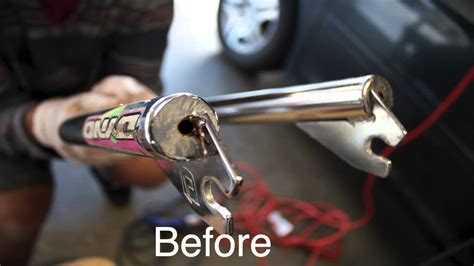 It is fine to let the bike air dry, but drying the chrome with a soft cloth can help prevent water. How to clean rust off of a chrome bike - YouTube