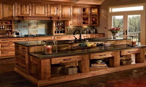 To add some perfection to your rustic kitchen design, mimic nature in the decor. Rustic Modern Kitchen Ideas Rustic Kitchens Ideas, home ...
